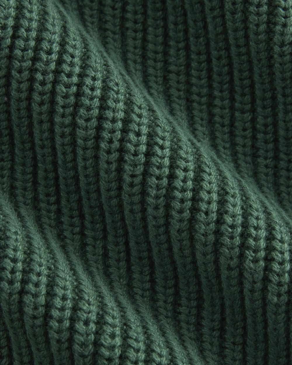Ribbed V-Neck Vest in Everyday Cotton | Hunter Green - Image 6