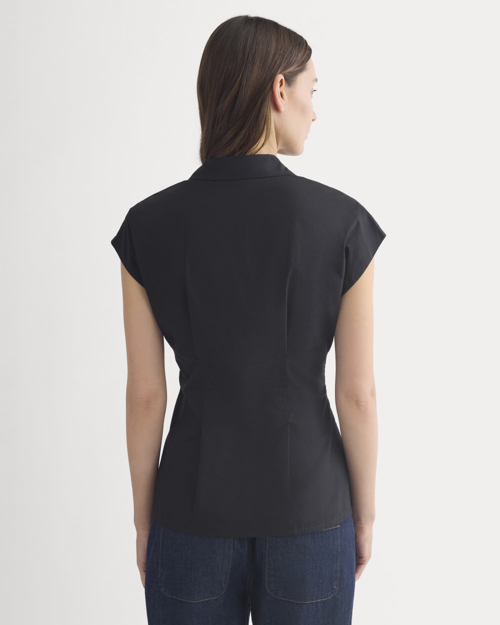 Muscle Shirt in Lightweight Cotton | Black - Image 5