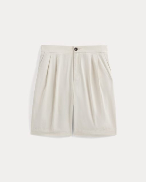 Alternative view of Pleated Easy Short | Birch