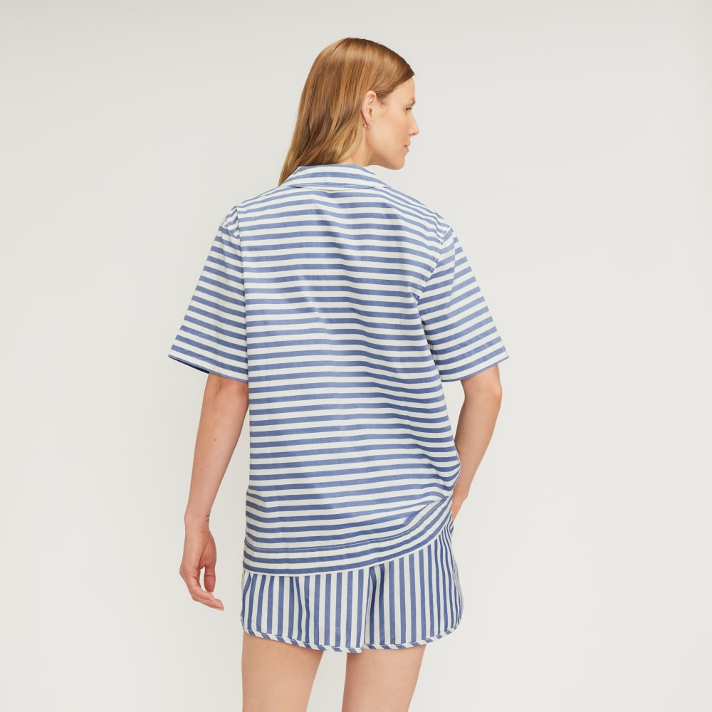The Poplin Shirt | Mazarine Blue / Bone - Image 3
