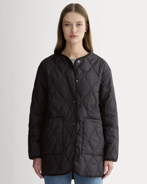 The Quilted Liner | Black