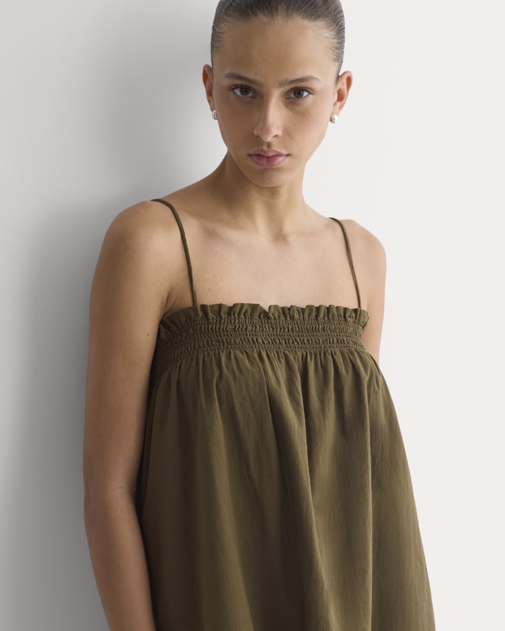 Gauze Smocked Dress | Beech - Image 4