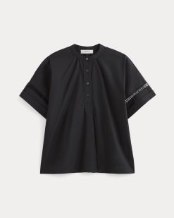 Alternative view of The Lace Trim Popover | Black