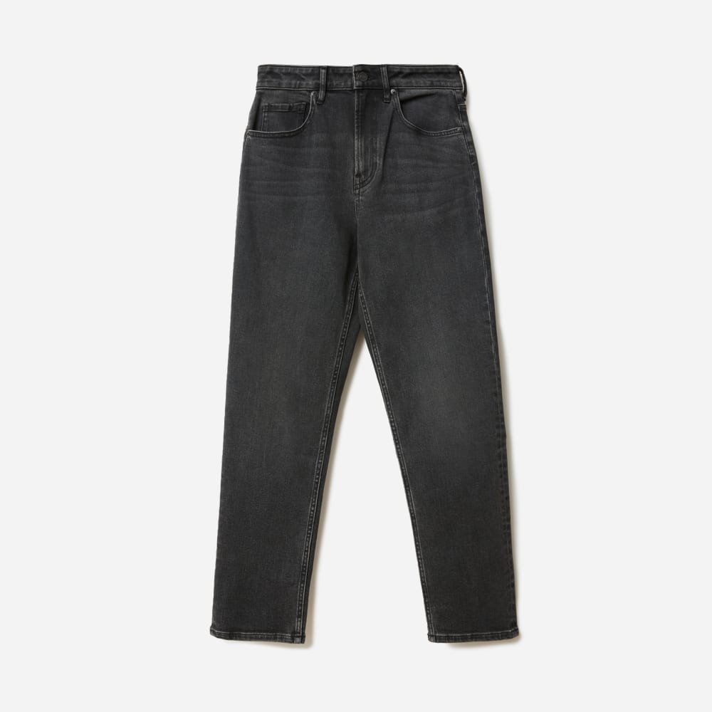 The Curvy Cheeky® Straight Jean | Washed Black | 28.5 Inseam