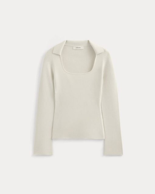 Alternative view of Knit Scoop-Neck Top | Birch