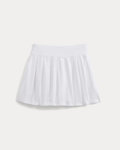 Alternative view of Utility Pleated Mini Skirt | White