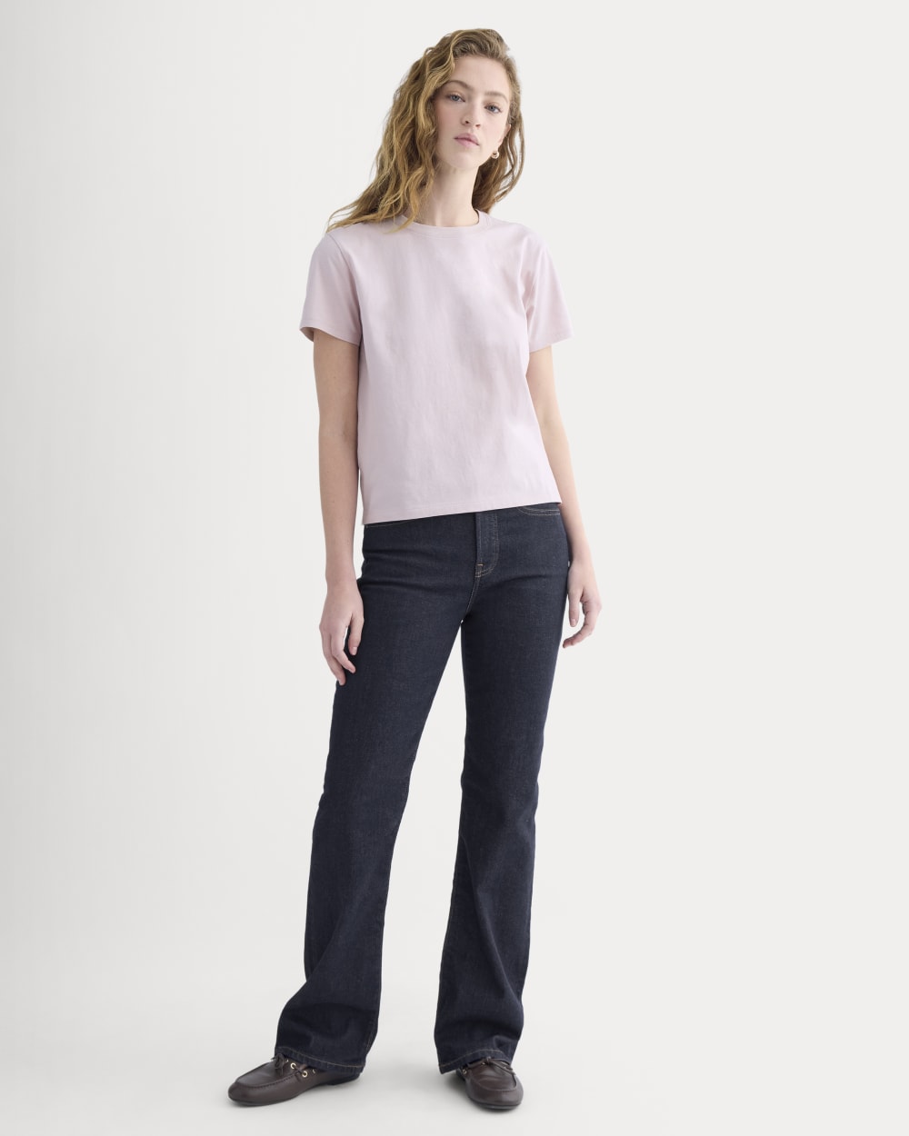 The Box-Cut Tee in Essential Cotton | Burnished Lilac | No Pocket - Image 4