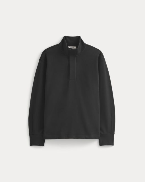 Alternative view of Off-Duty Terry Pullover | Black