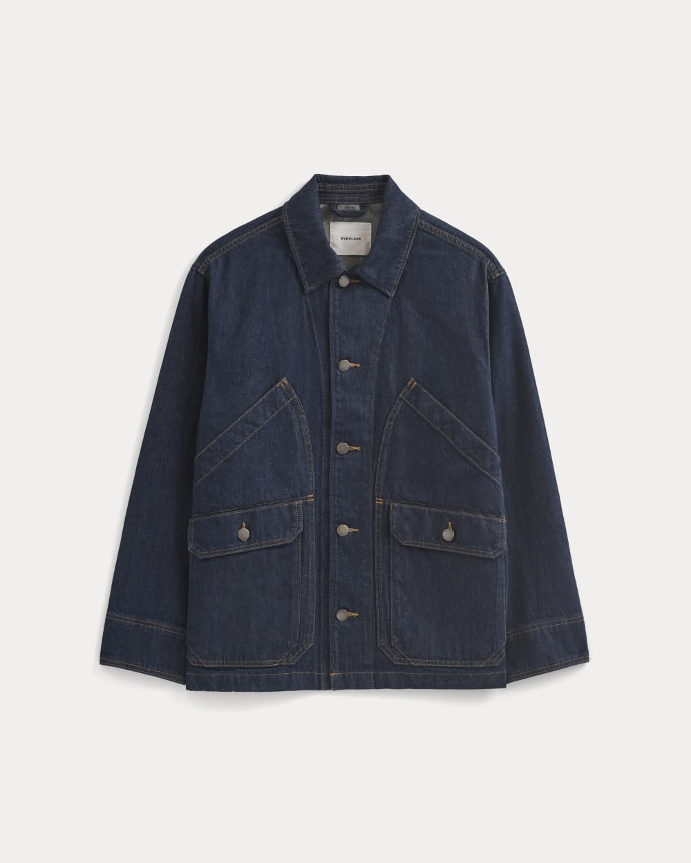 Relaxed Denim Barn Jacket | Dark Rinse - Image 2
