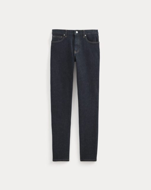 Alternative view of The Athletic 4-Way Stretch Organic Jean | Uniform | Dark Indigo