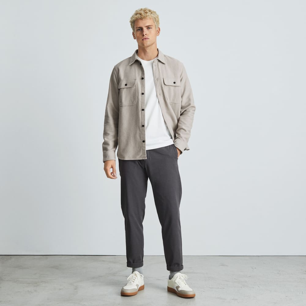 The Heavyweight Overshirt | Uniform | Stone - Image 5