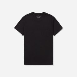 Alternative view of The Organic Cotton Pocket Tee | Black