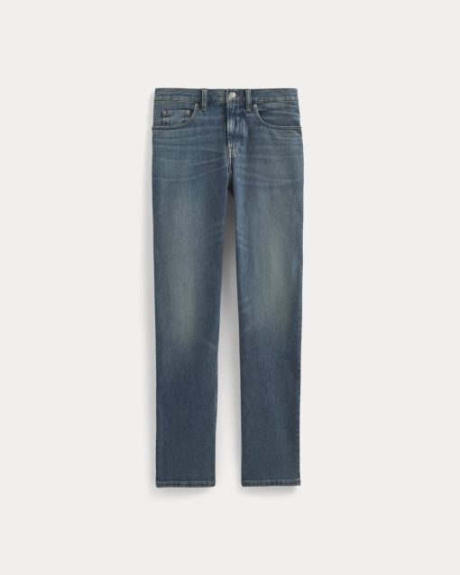 Alternative view of The Selvedge Straight Fit Jean | Drake Vintage Mid Wash