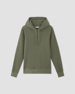 Alternative view of The Waffle-Knit Hoodie | Kalamata