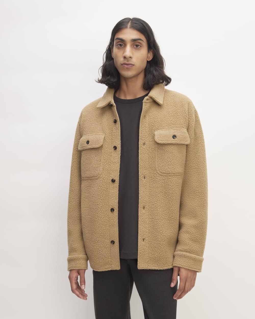 The ReNew Fleece Everyone Overshirt | Tiger's Eye - Image 3