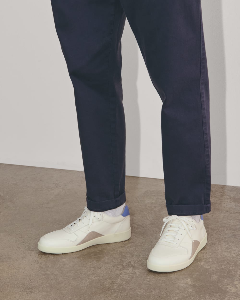 The Court Sneaker | Canvas Tan / Bluebell / Trench Coat - Image 2