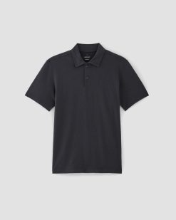 Alternative view of The Premium Weight Short-Sleeve Polo | Deep Navy