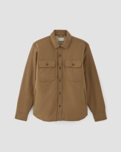 Alternative view of The ReNew Fleece-Lined Heavyweight Overshirt | Toasted Coconut