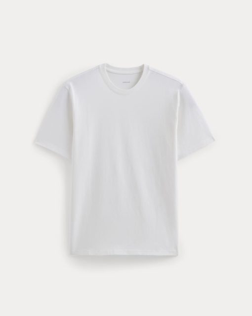 Alternative view of Relaxed Midweight Tee | White