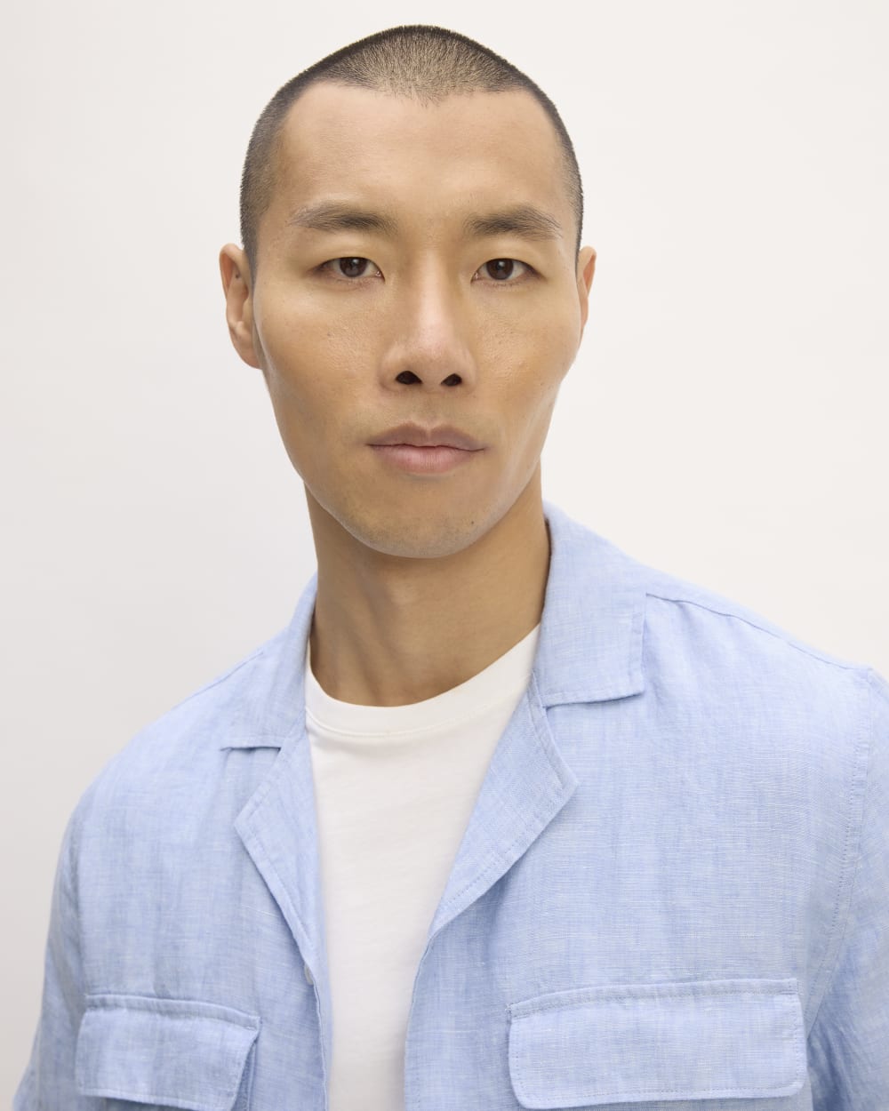 The Resort Shirt in Linen | Light Blue - Image 4