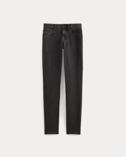 Alternative view of The Athletic 4-Way Stretch Organic Jean | Uniform | Washed Black
