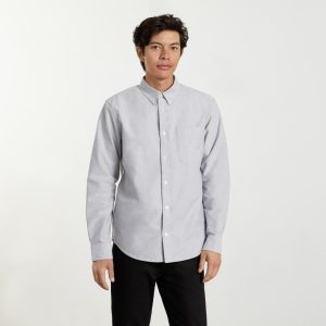 Alternative view of The Standard Fit Japanese Oxford Shirt | Uniform | Cloud Grey | Standard