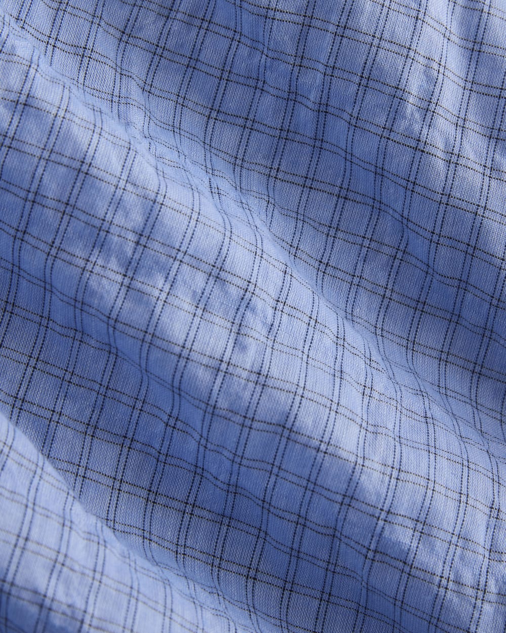 Textured Voile Button-Up Shirt | Open Air Plaid - Image 6