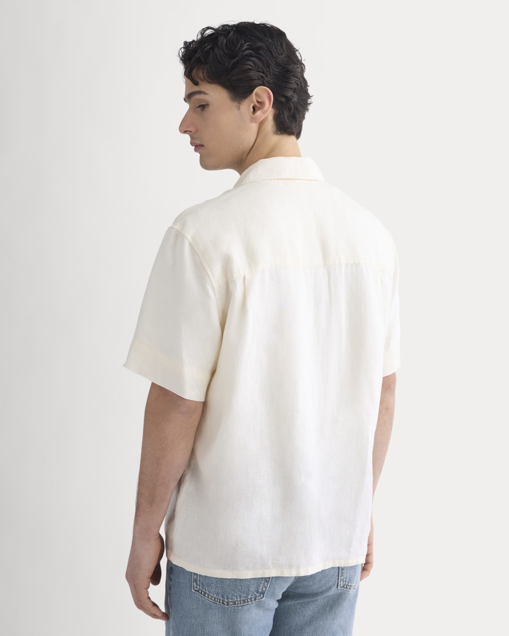 Linen Resort Shirt | Bone - Image 6
