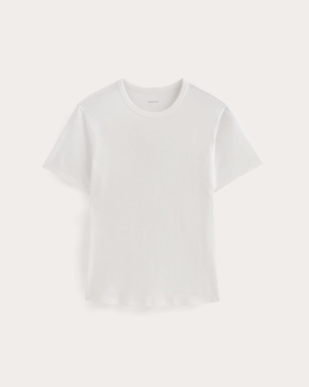 The Cotton Linen Tee | White - Image 2