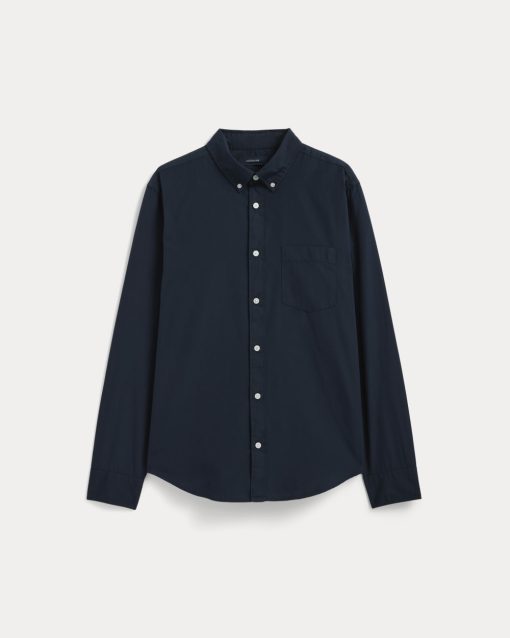 Alternative view of The Washed Poplin Shirt | Navy