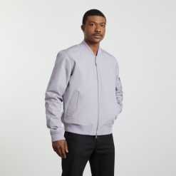 Alternative view of The Bomber Jacket | Uniform | Lilac Grey