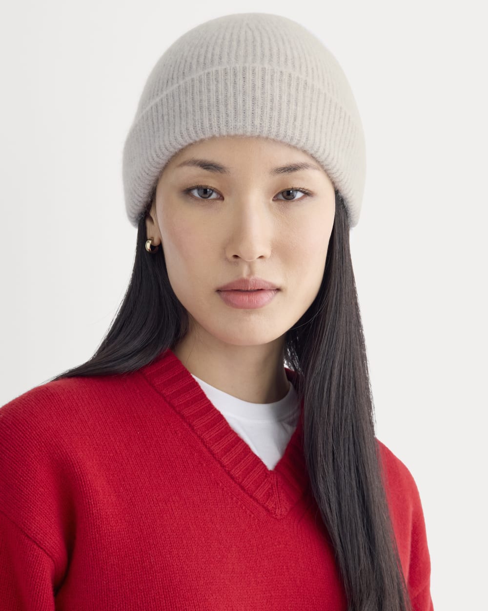 Cashmere Docker Beanie | Gravel - Image 2