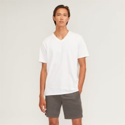 The Organic Cotton V-Neck Tee | White