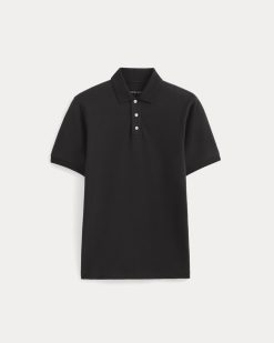 Alternative view of The Pique Polo | Black