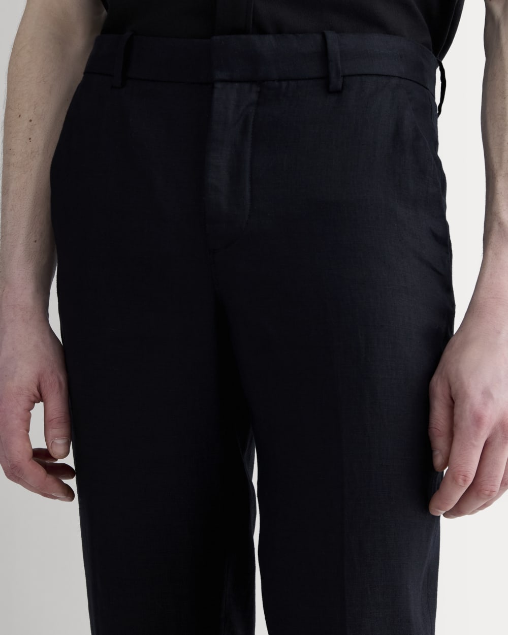 The Linen Trouser | Black - Image 4