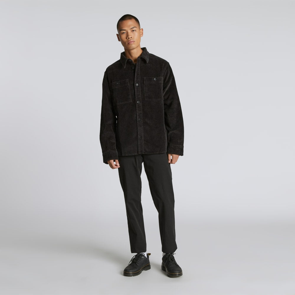 The Corduroy Everyone Overshirt | Black - Image 6