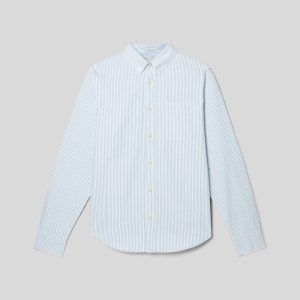 Alternative view of The Classic Oxford Shirt | White / Blue | Tall