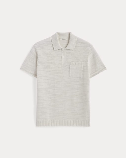 Alternative view of The Cotton Linen Polo | Birch