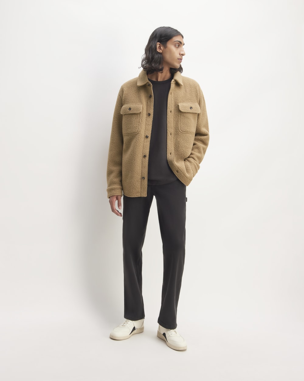 The ReNew Fleece Everyone Overshirt | Tiger's Eye - Image 5