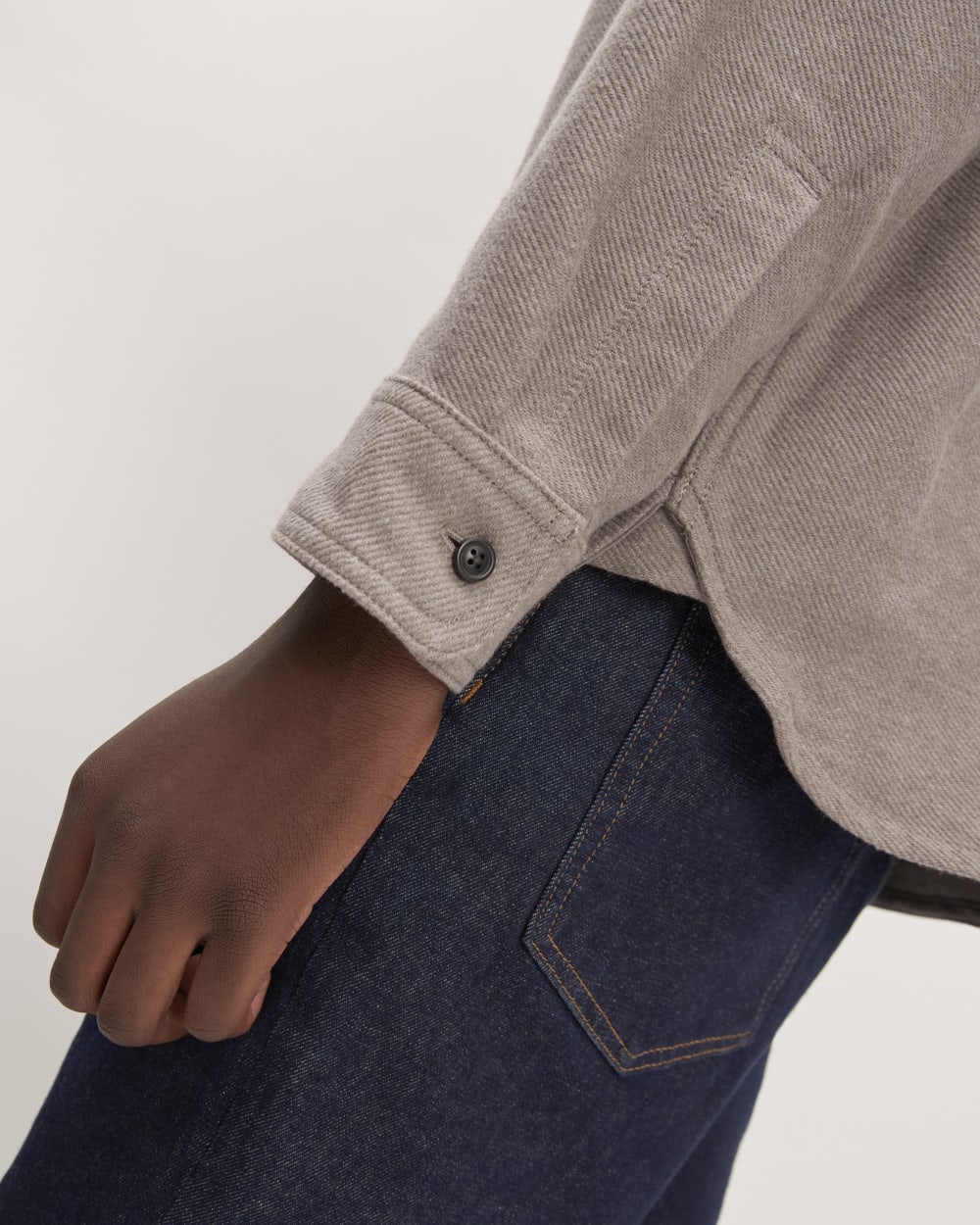 The Heavyweight Overshirt | Uniform | Heathered Brown - Image 5