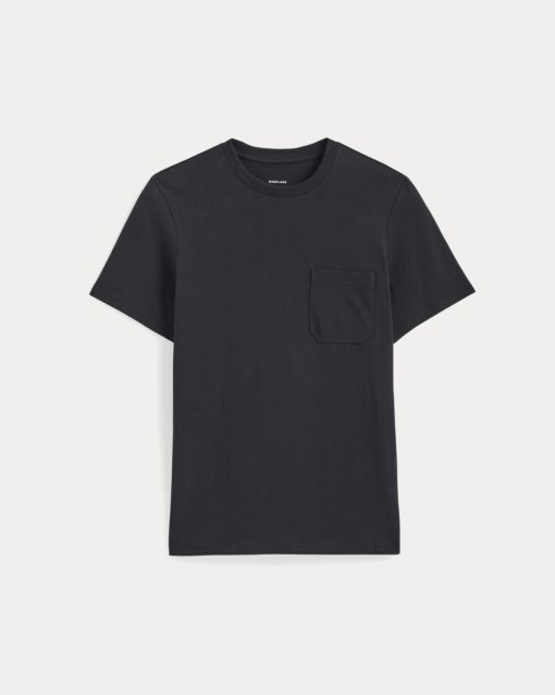 Alternative view of The Premium-Weight Pocket Tee | Uniform | Black