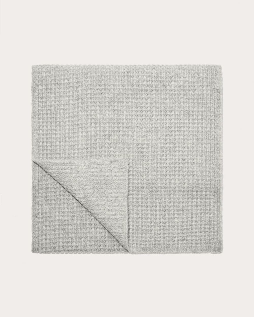 The Waffle Scarf | Heather Grey - Image 3