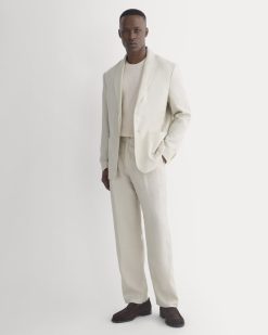 Alternative view of Soyeux Linen Pleated Trouser | Peyote