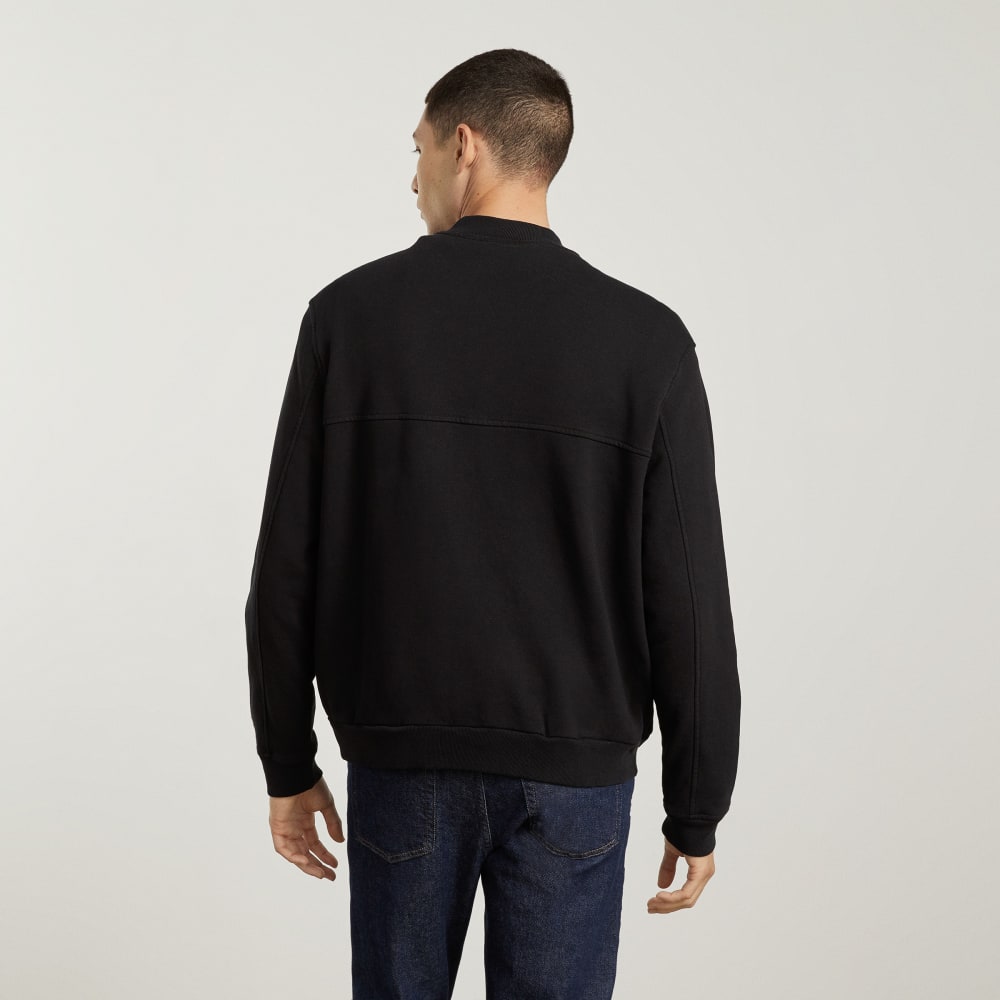 The Track Bomber Jacket | Black - Image 4