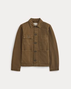 Alternative view of The Denim Utility Jacket | Neutral Toffee