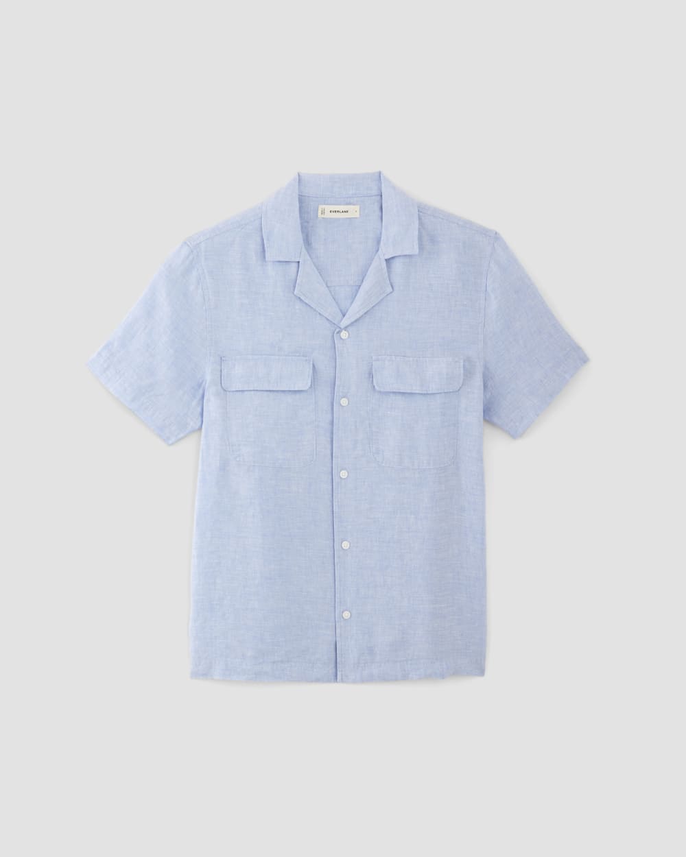 The Resort Shirt in Linen | Light Blue - Image 2