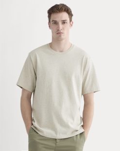 Relaxed Midweight Tee | Heathered Oatmeal