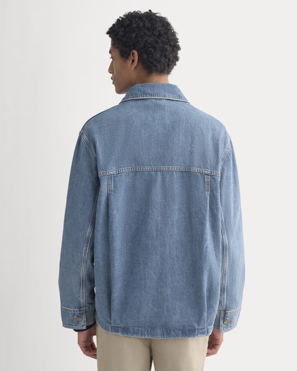 Relaxed Denim Barn Jacket | Robbins Indigo - Image 7