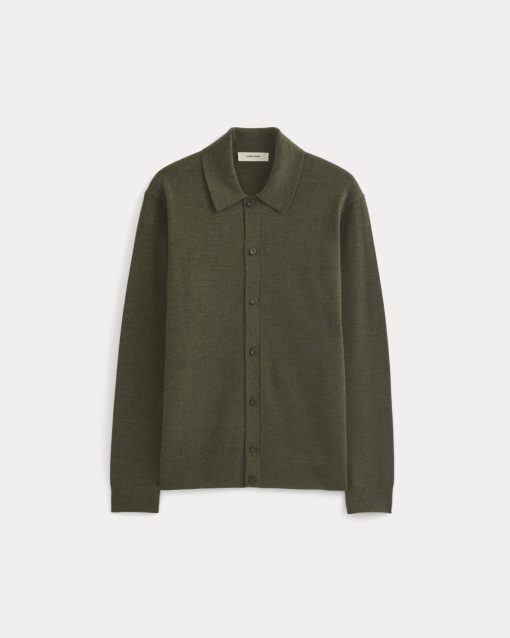 Alternative view of Ultrasoft Button-Down Sweater | Heather Beech