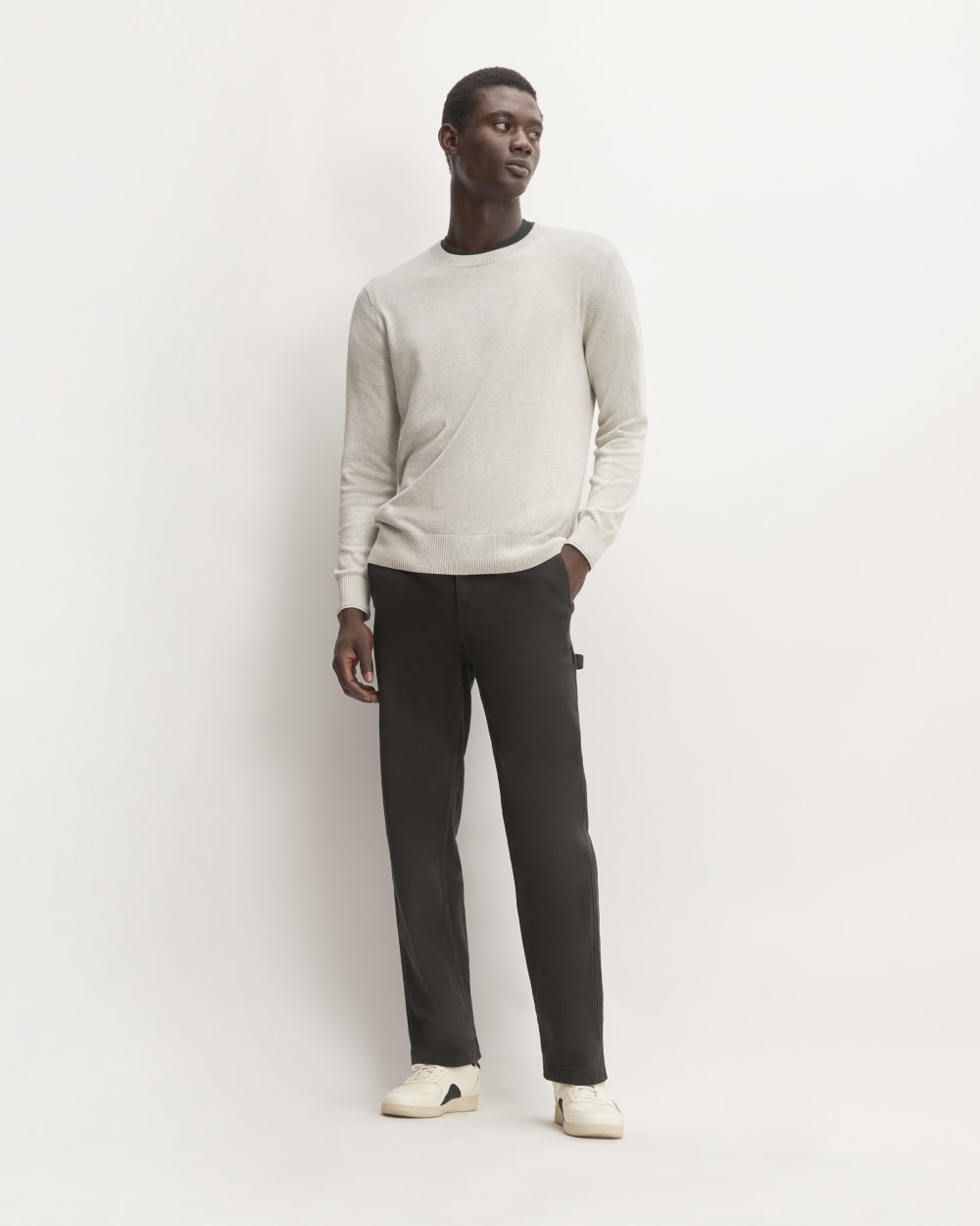 The No-Sweat Sweater | Uniform | Chalk - Image 3